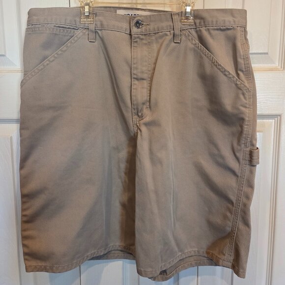 Levi's Carpenter Shorts Mens 38 Khaki - Picture 1 of 3